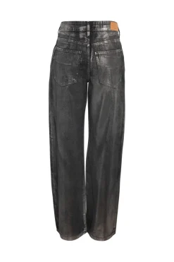 Online Nmadriana Nw Silver Coated Jeans Az453Mb Bukser, Jeans & Leggings