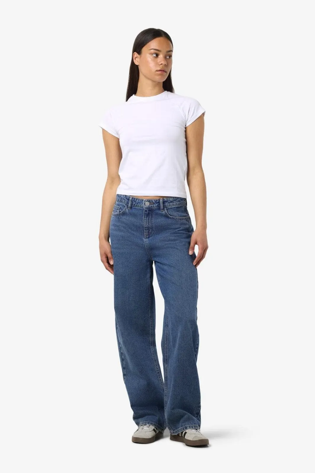 Noisy May Bukser, Jeans & Leggings<Nmalexa Nw Reg Jeans Fo055Mb