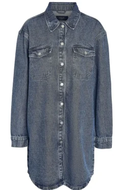 Sale Nmalva L/S Denim Dress Az351Mb Fwd Kjoler|Ammevenligt Tøj
