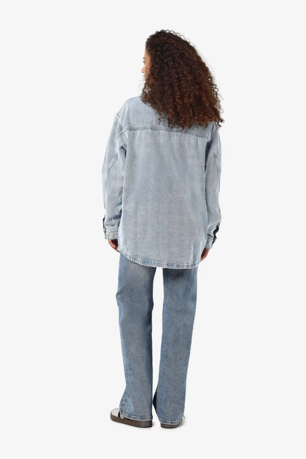 Noisy May Bluser & Skjorter<Nmalva L/S Denim Shacket Az352Lb