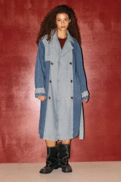 Discount Nmarizona Denim Trenchcoat Dd Overtøj & Jakker