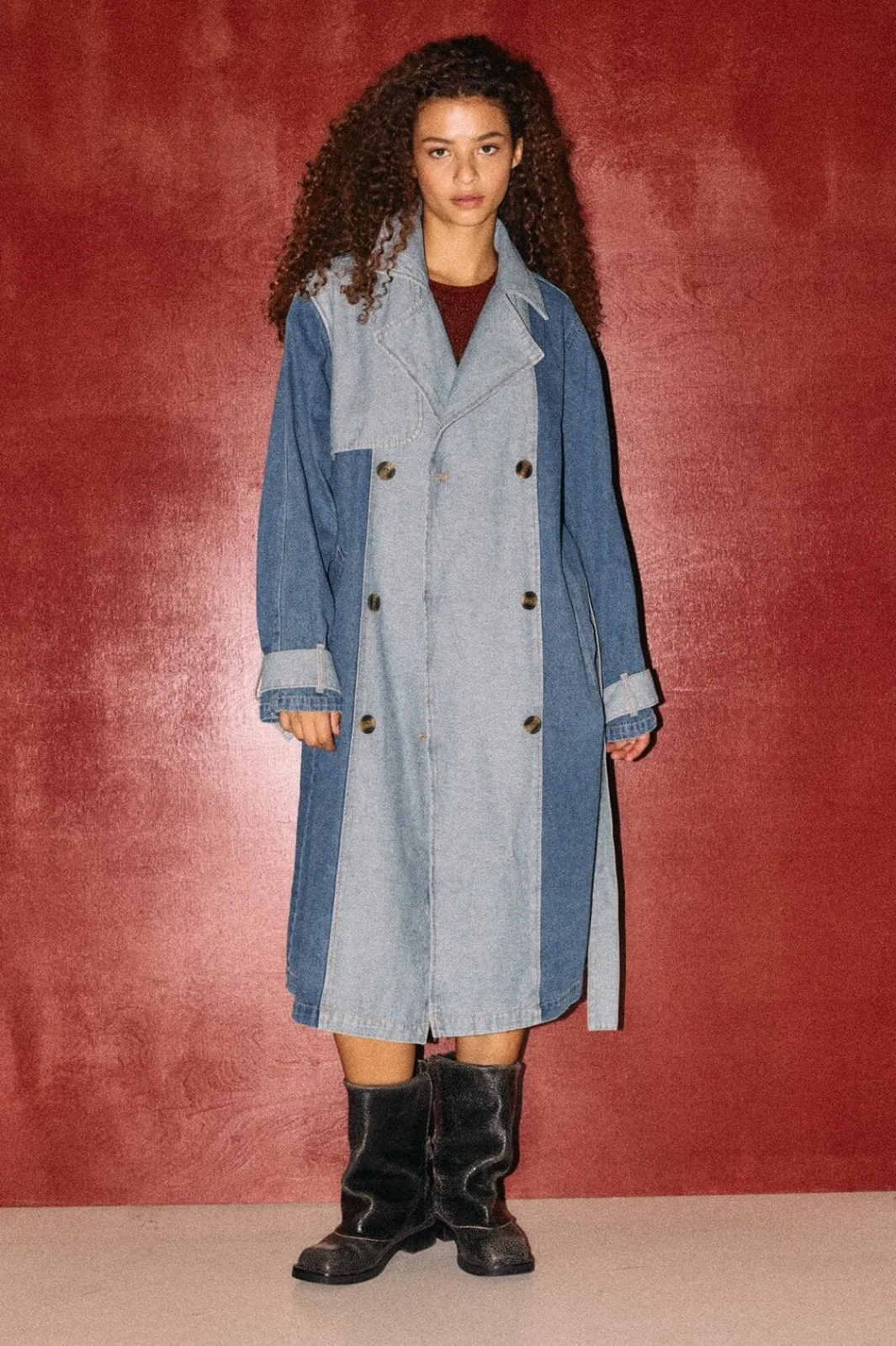Discount Nmarizona Denim Trenchcoat Dd Overtøj & Jakker