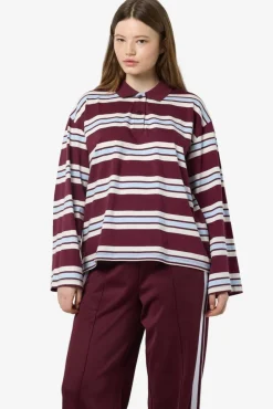 Noisy May Bluser & Skjorter<Nmaura L/S Striped Polo Shirt
