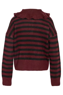 Noisy May Cardigans<Nmbrooke L/S Frill Collar Knit