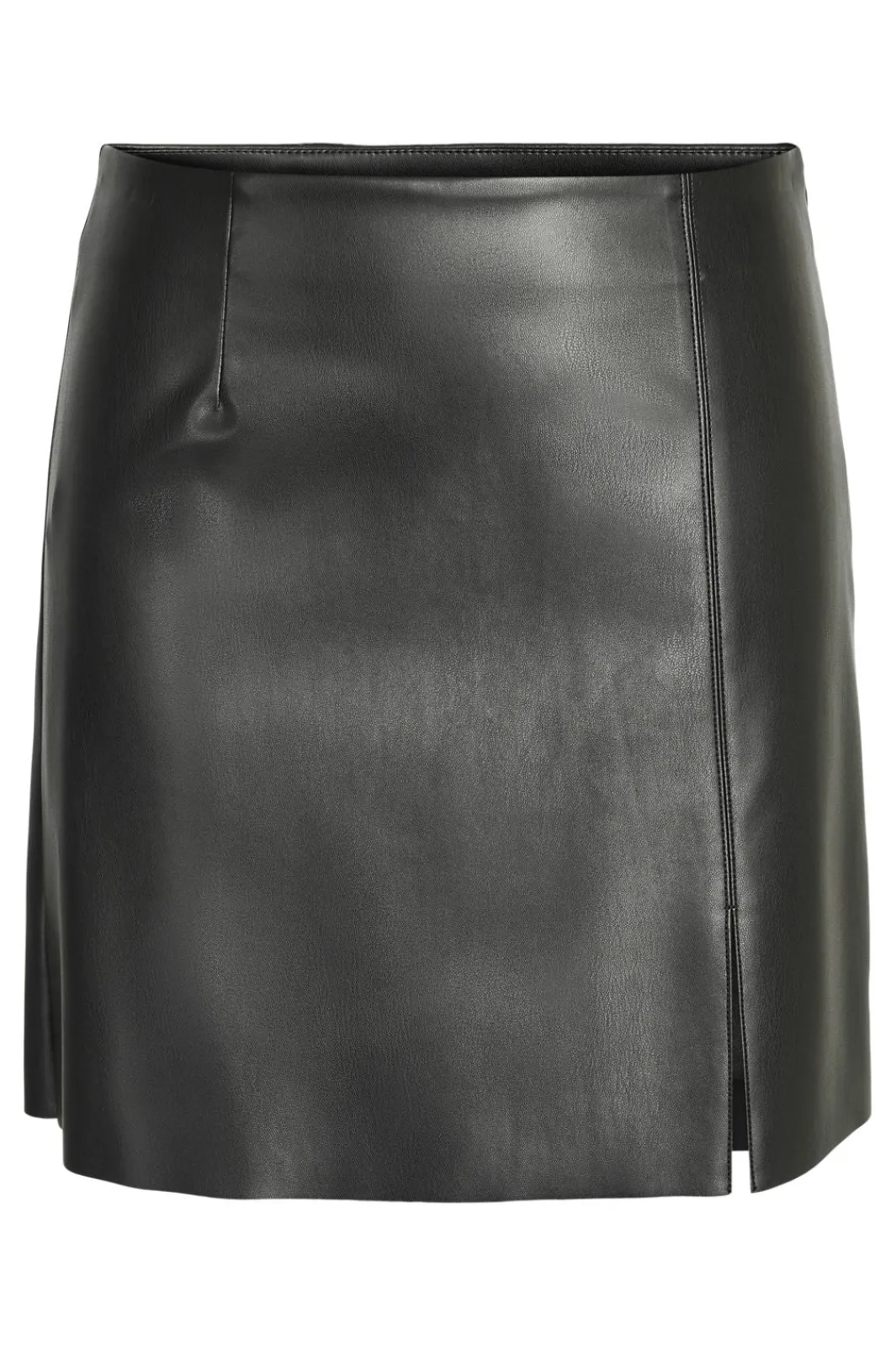 New Nmclara Penny Pu Slit Skirt Nederdele