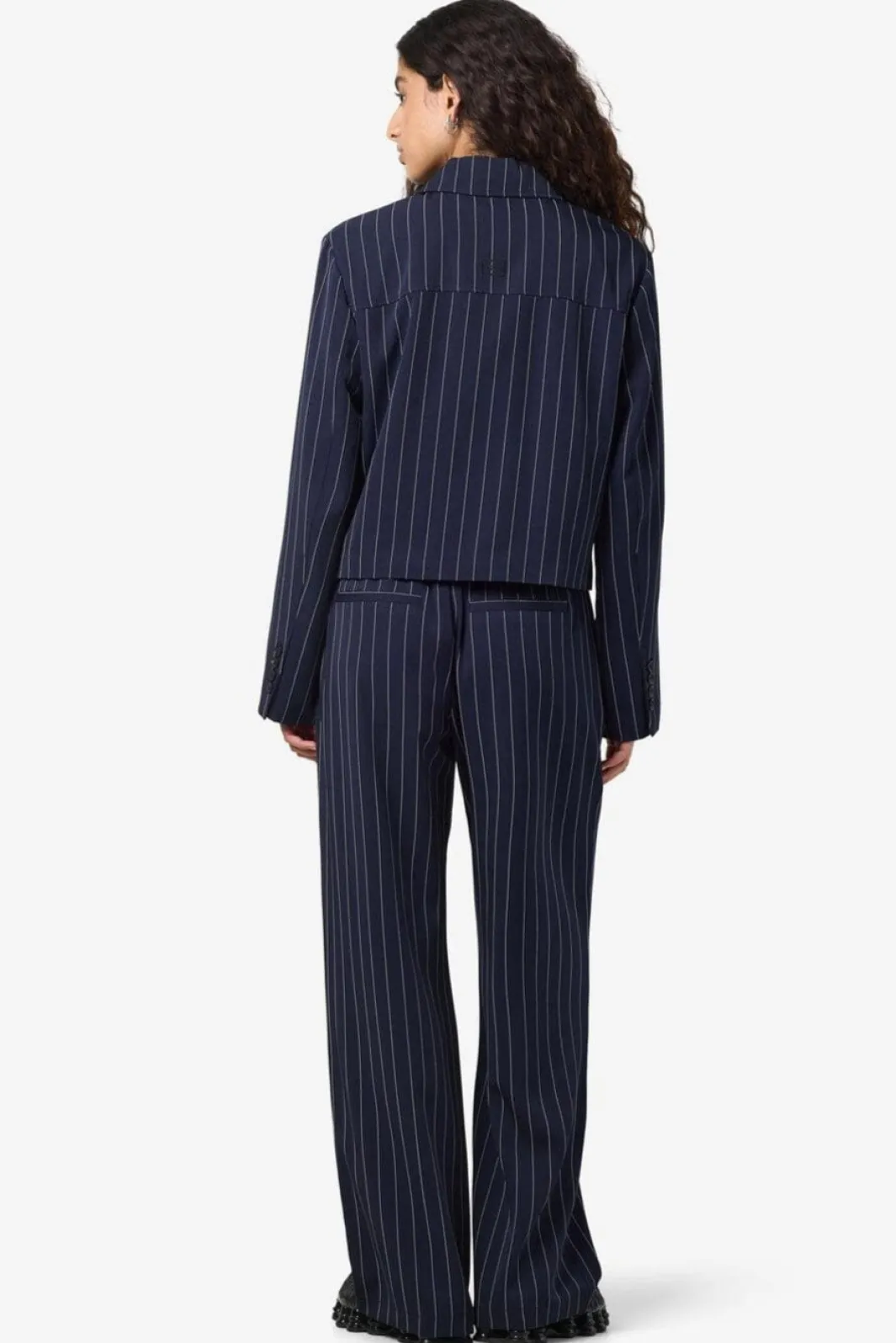 Noisy May Sæt 🛍️|Overtøj & Jakker<Nmella L/S Pinstripe Jacket Fwd