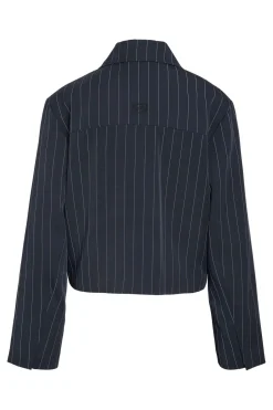 Noisy May Sæt 🛍️|Overtøj & Jakker<Nmella L/S Pinstripe Jacket Fwd