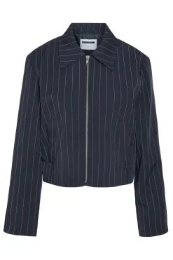 Noisy May Sæt 🛍️|Overtøj & Jakker<Nmella L/S Pinstripe Jacket Fwd