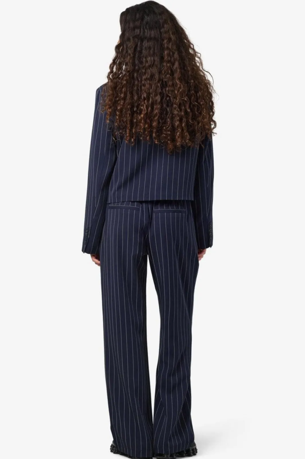 New Nmella Nw Pinstripe Pants Fwd Sæt 🛍️|Bukser, Jeans & Leggings