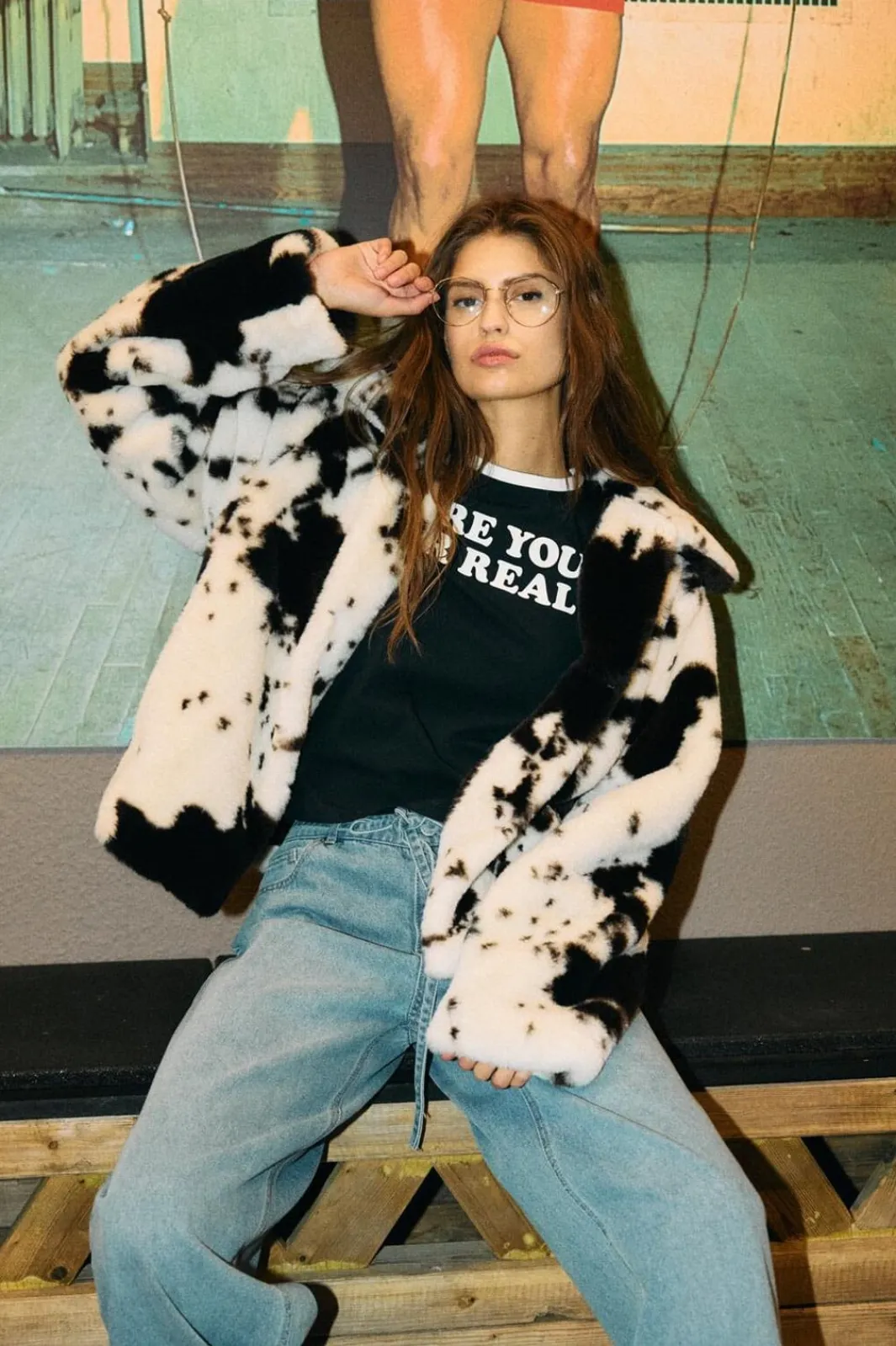 New Nmeve Fur Jacket Overtøj & Jakker