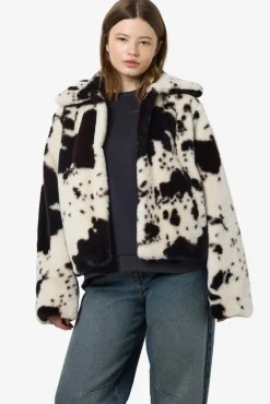 New Nmeve Fur Jacket Overtøj & Jakker