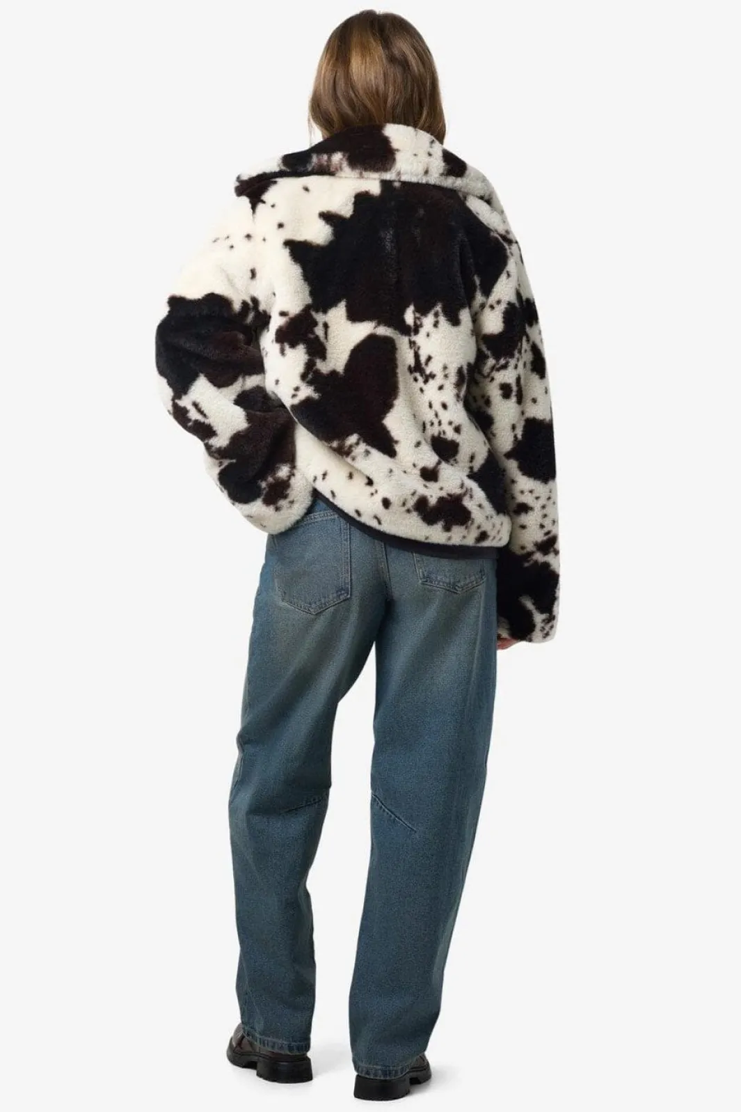 New Nmeve Fur Jacket Overtøj & Jakker