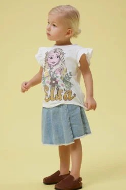 Børn Name It T-Shirts & Toppe<Nmfabla Frozen Ss Top Box Wdi
