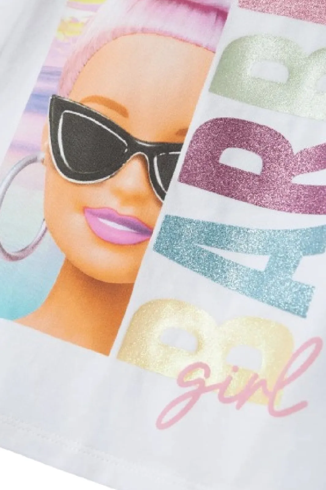 Børn Name It T-Shirts & Toppe<Nmfalda Barbie Ss Nreg Top Box Sky