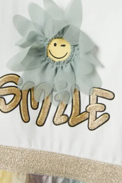 Clearance Nmfarnina Happy Ss Tulle Dress Smi Børn Kjoler
