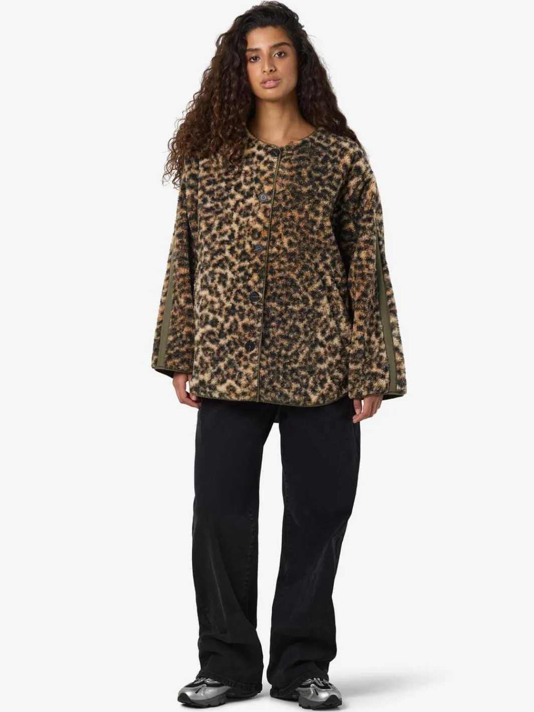 Noisy May Overtøj & Jakker<Nmfeline Loose Teddy Jacket Fwd