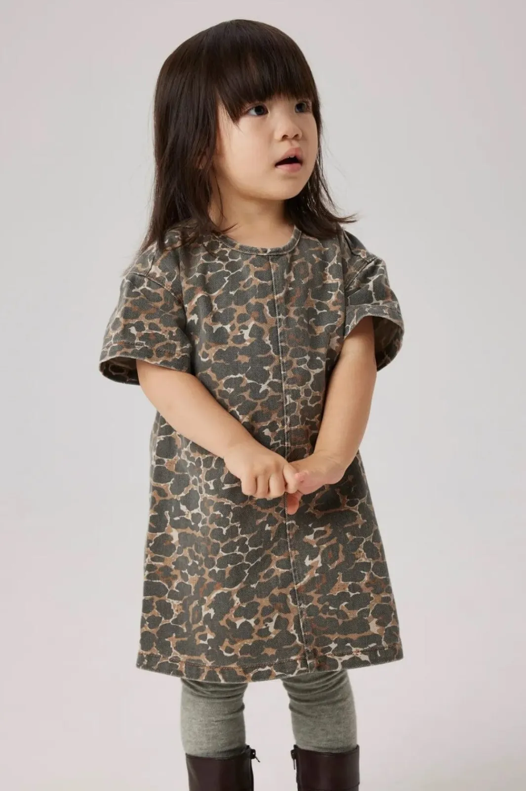 Børn Name It Kjoler<Nmfleo Twill Dress 4002-Td T