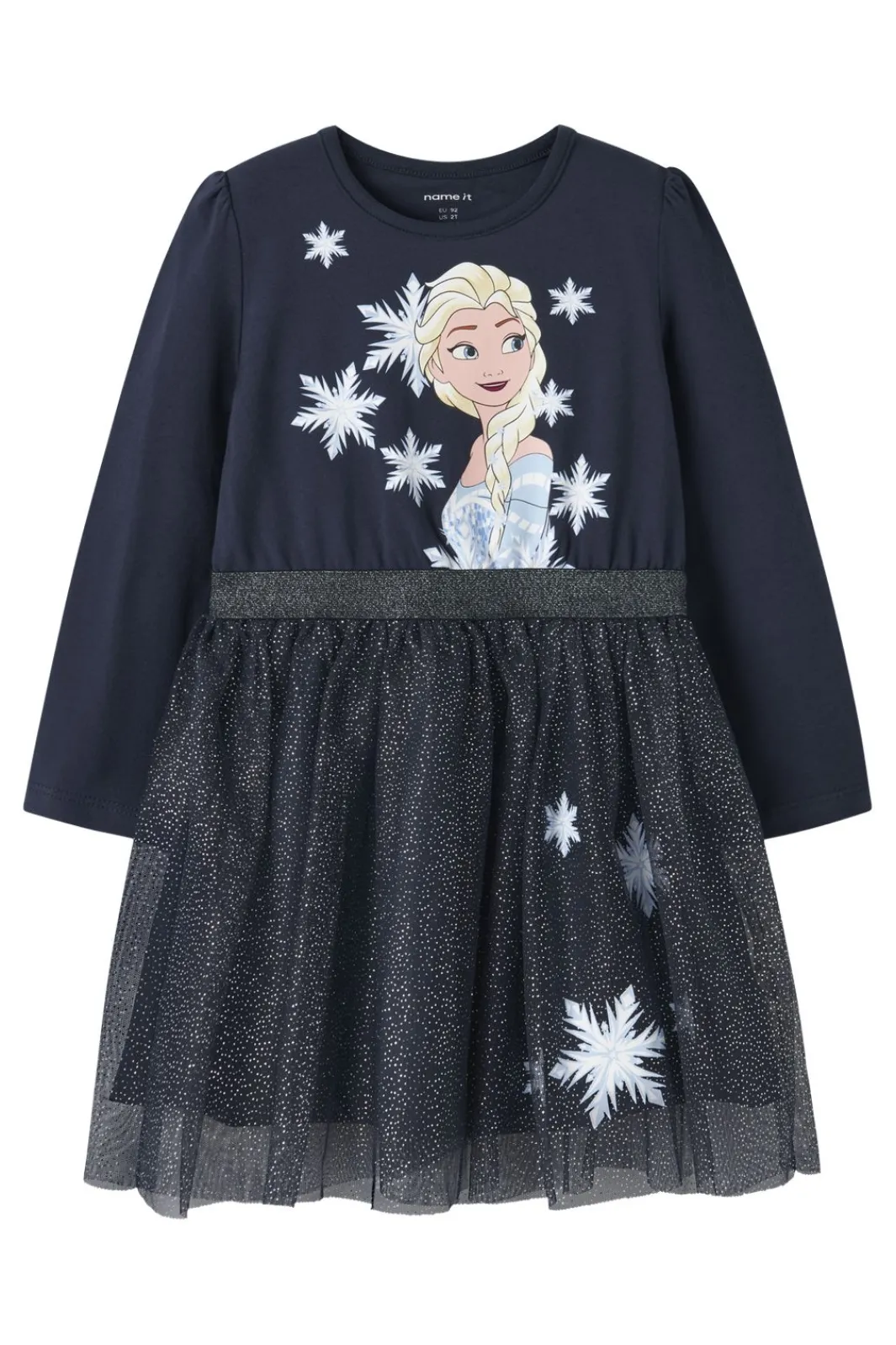 Hot Nmfosimi Frozen Ls Tulle Dress Lnoos Wdi Børn Kjoler