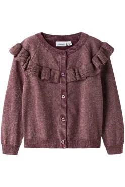 Nmfrefraja Ls Knit Card Box Børn Cardigans|Cardigans