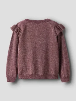 Nmfrefraja Ls Knit Card Box Børn Cardigans|Cardigans