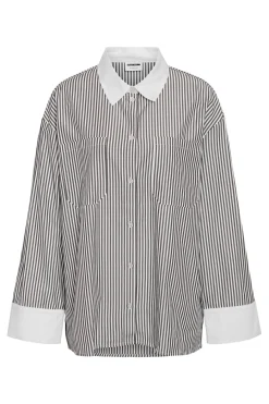 Sale Nmfreja L/S Oversized Plain Shirt Bluser & Skjorter|Ammevenligt Tøj