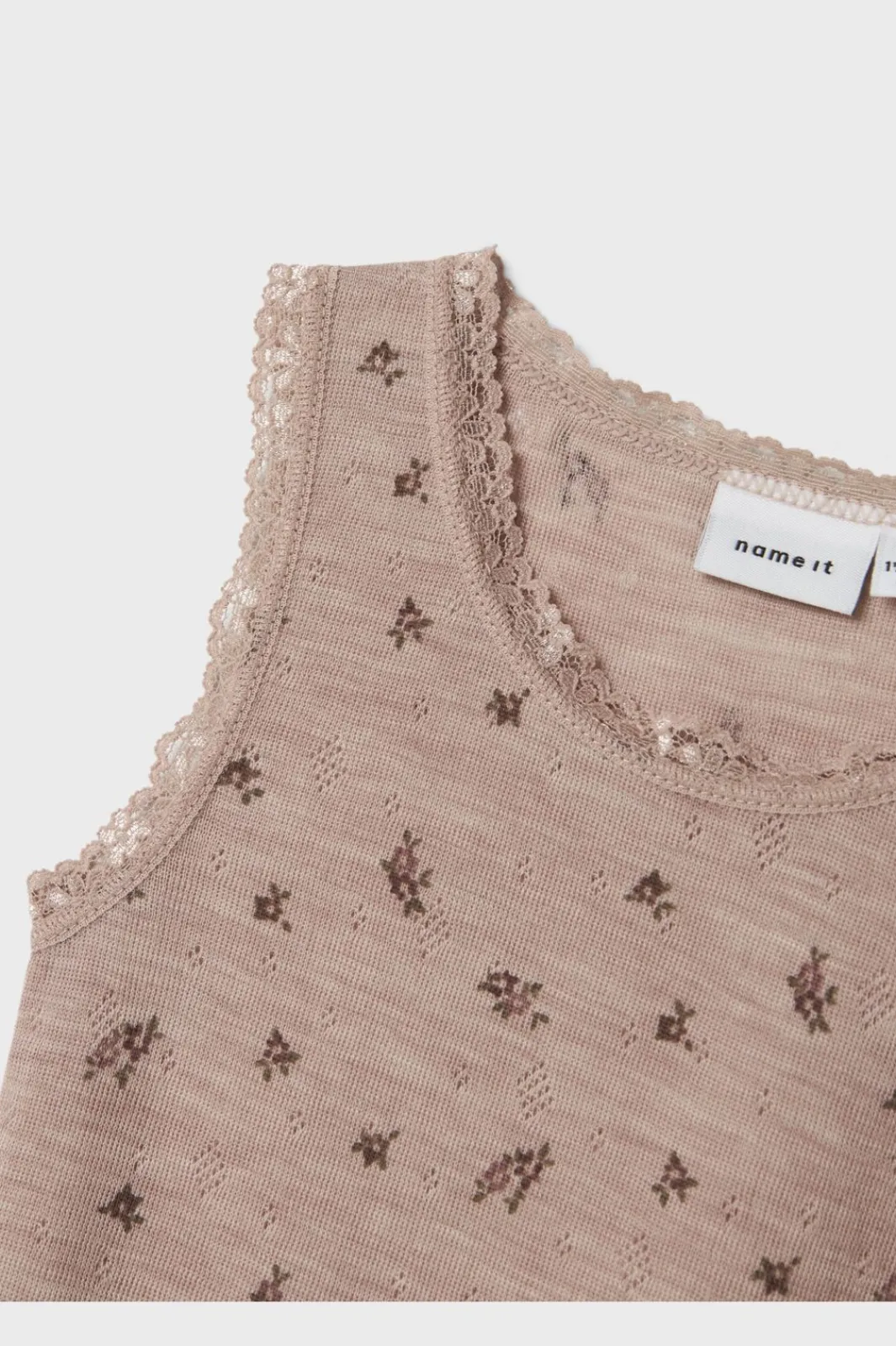 Børn Name It T-Shirts & Toppe<Nmfwang Wool Needle Tank Top