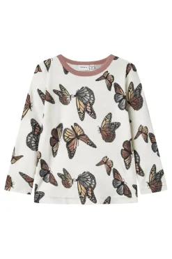 New Nmfwillitus Wool Ls Top Børn T-Shirts & Toppe