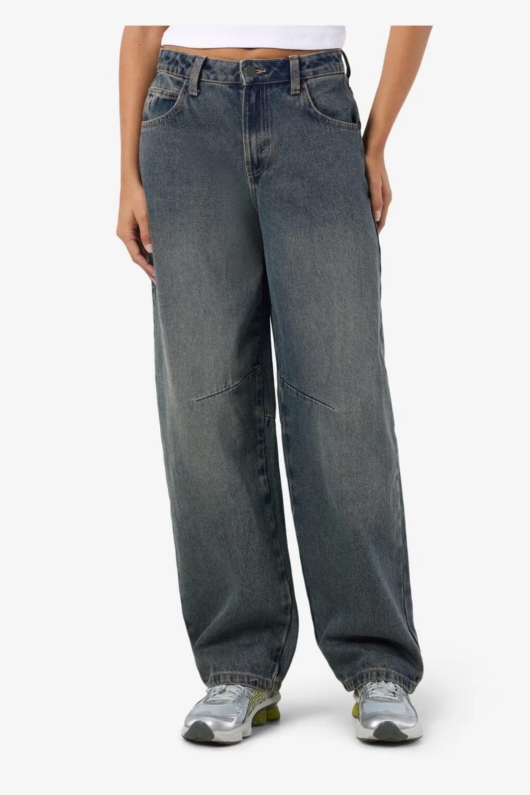 Noisy May Bukser, Jeans & Leggings<Nmhazal Barrel Jeans Vi586Mb