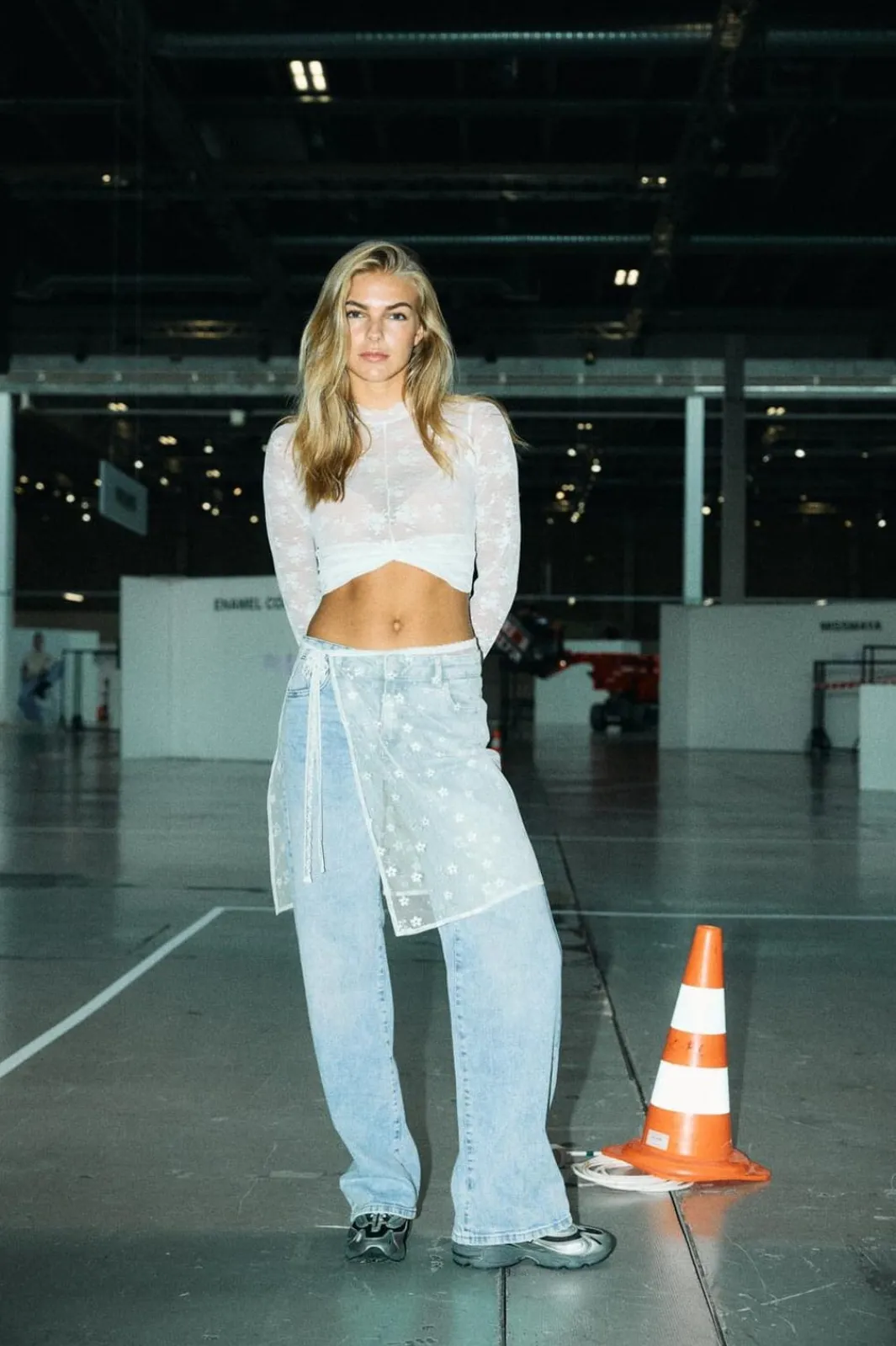 Hot Nmisla Lace Wrap Skirt Nederdele