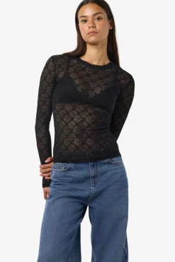 Discount Nmjudith L/S Lace Top T-Shirts & Toppe