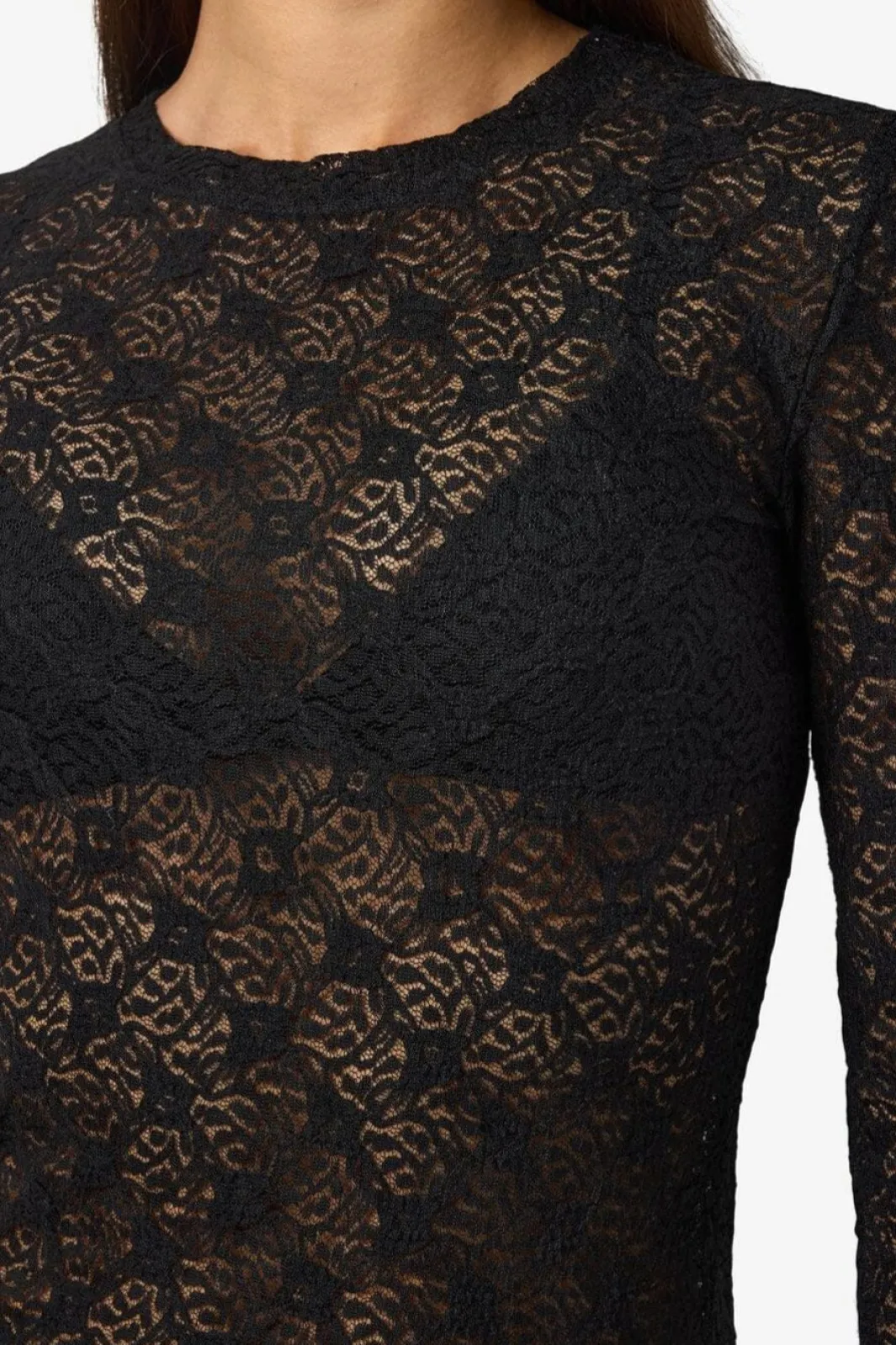 Discount Nmjudith L/S Lace Top T-Shirts & Toppe