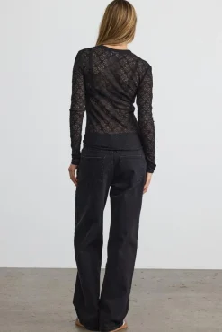 Discount Nmjudith L/S Lace Top T-Shirts & Toppe