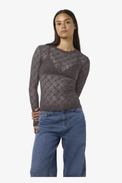 Noisy May T-Shirts & Toppe<Nmjudith L/S Lace Top