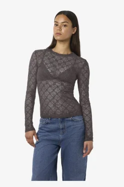 Noisy May T-Shirts & Toppe<Nmjudith L/S Lace Top