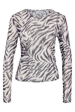Online Nmjudith L/S Mesh Top Bg Fwd Bluser & Skjorter