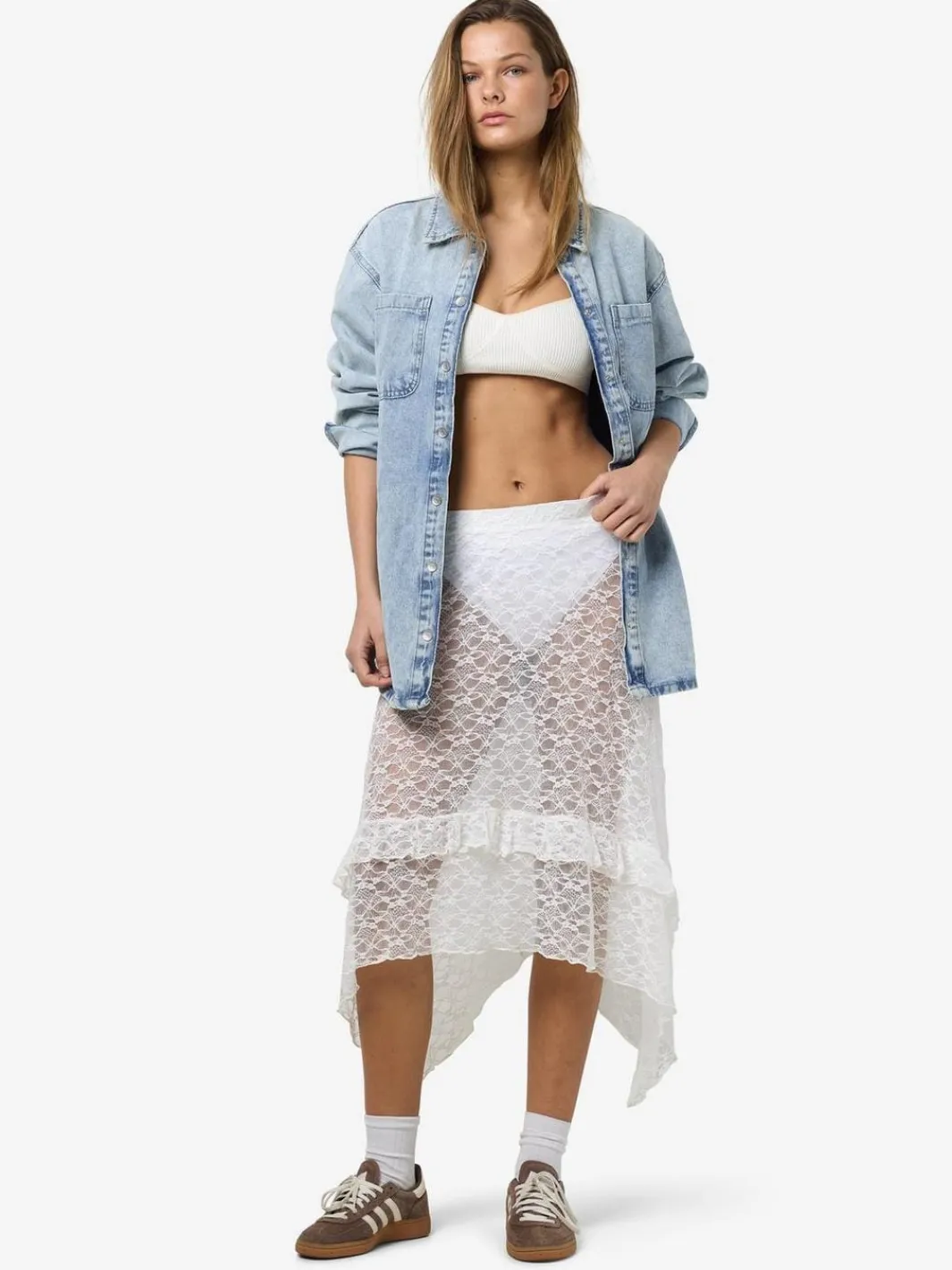 Noisy May Nederdele<Nmlacey Nw Midi Skirt