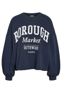 Outlet Nmmellie L/S Crew Neck Sweat Sweatsæt & Comfy Wear|Bluser & Skjorter