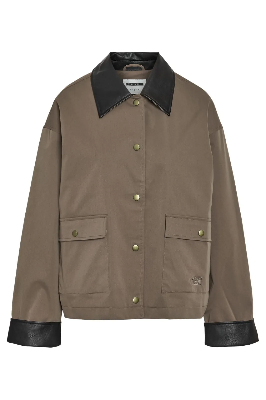 Noisy May Overtøj & Jakker<Nmnora Pu Collar Jacket Dd