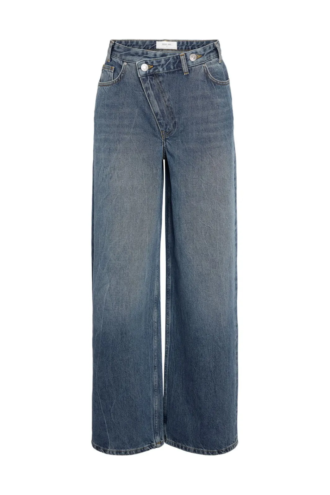 New Nmsabine Nw X Over Wide Jeans Fo090Mb Bukser, Jeans & Leggings