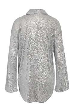 Noisy May Sæt 🛍️|Bluser & Skjorter<Nmscarlet L/S Sequin Shirt