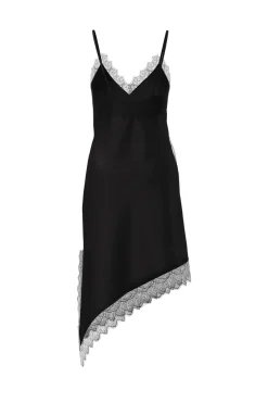 Hot Nmsofie S/L Satin Lace Dress Kjoler