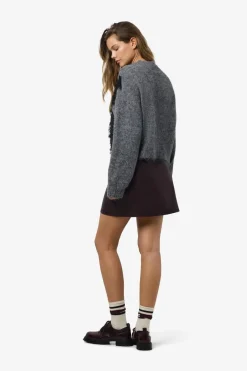 Noisy May Strik|Bluser & Skjorter<Nmsutton L/S O-Neck Lace Knit Fwd