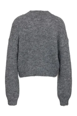 Noisy May Strik|Bluser & Skjorter<Nmsutton L/S O-Neck Lace Knit Fwd