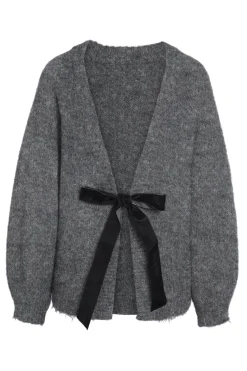 Noisy May Cardigans|Ammevenligt Tøj<Nmsutton L/S Open Back Tie Knit Fwd
