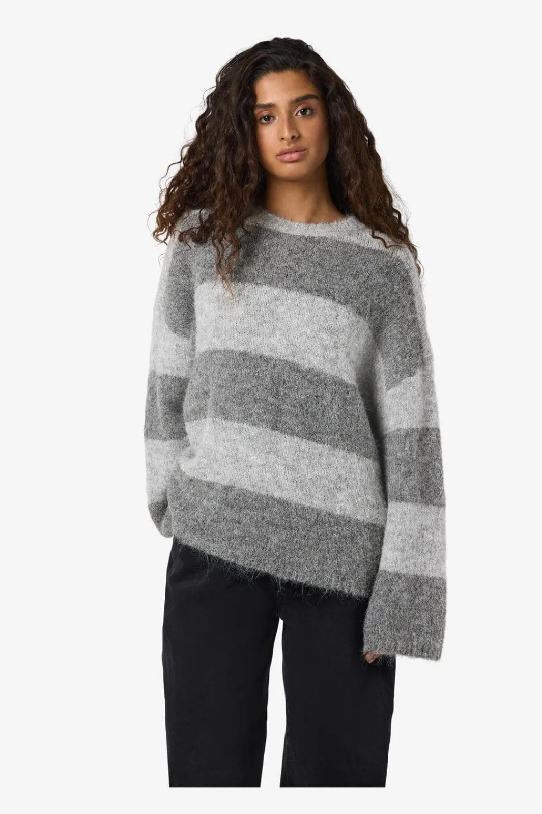 Noisy May Strik|Bluser & Skjorter<Nmsutton L/S Oversized Knit Fwd