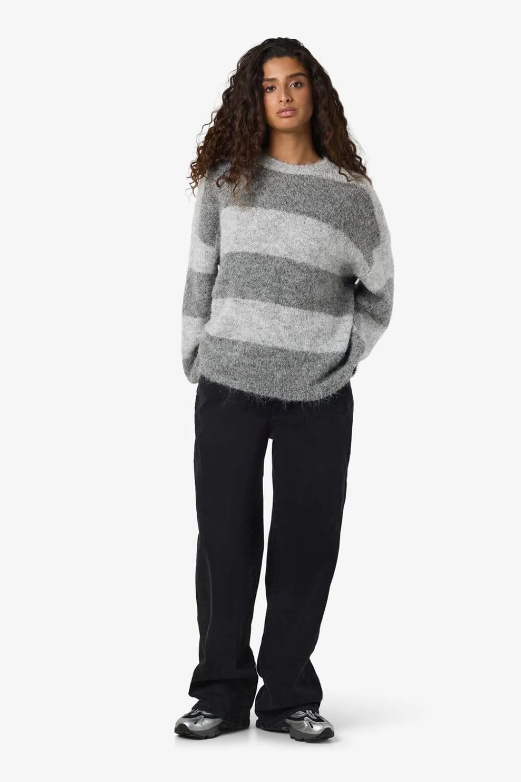 Noisy May Strik|Bluser & Skjorter<Nmsutton L/S Oversized Knit Fwd