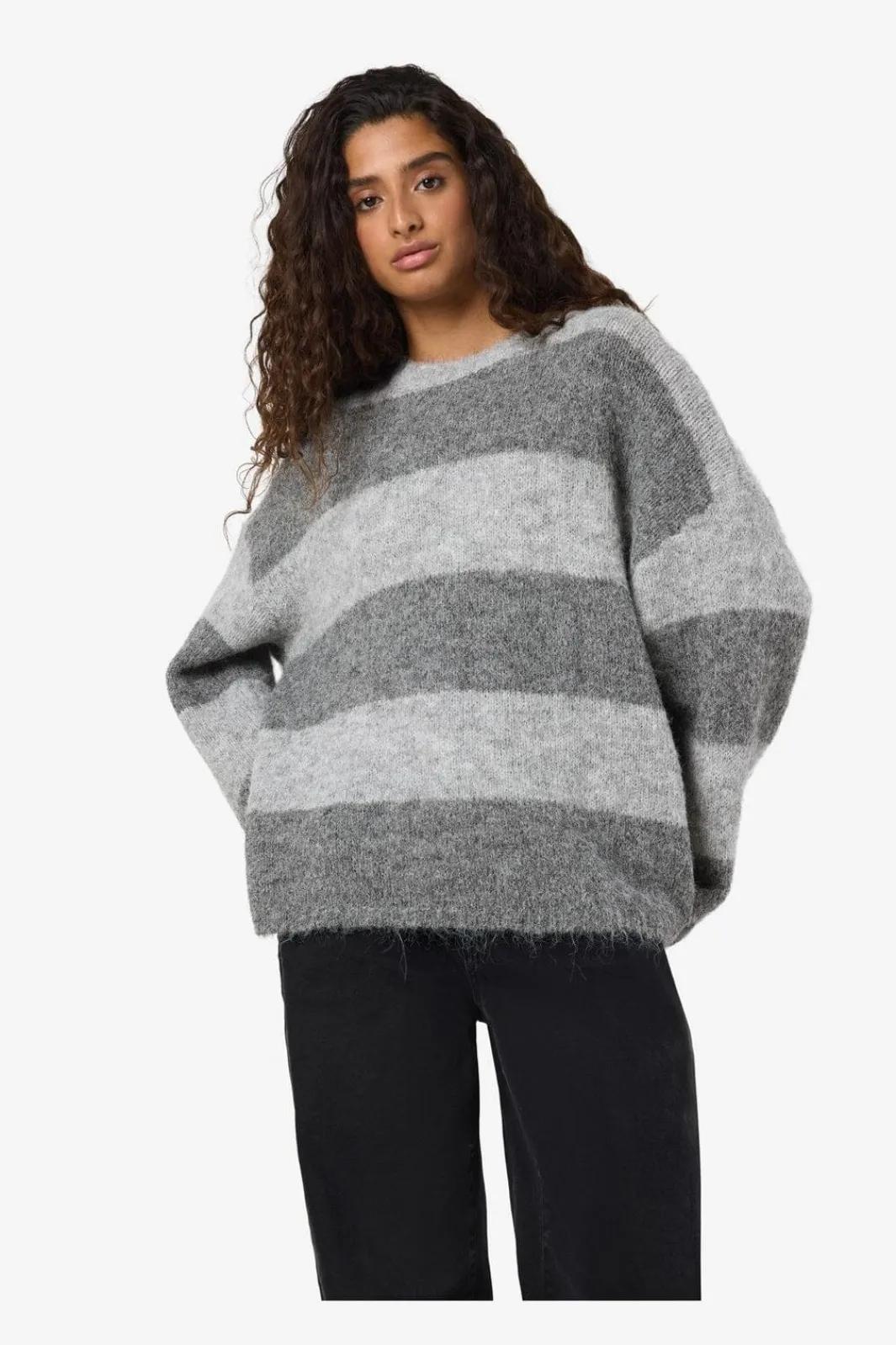 Noisy May Strik|Bluser & Skjorter<Nmsutton L/S Oversized Knit Fwd