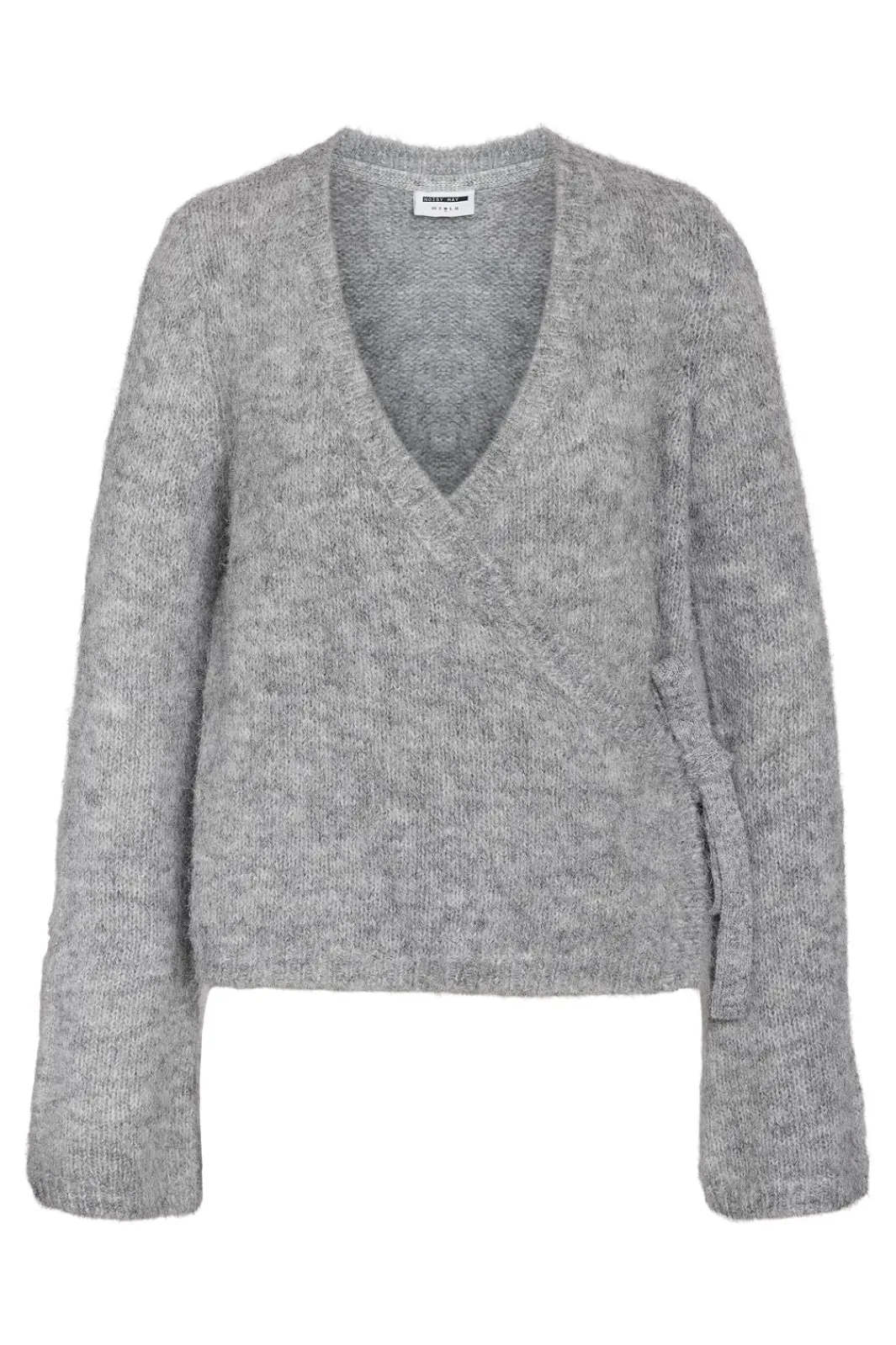 Noisy May Strik|Bluser & Skjorter<Nmsutton L/S Wrap Knit Top Fwd