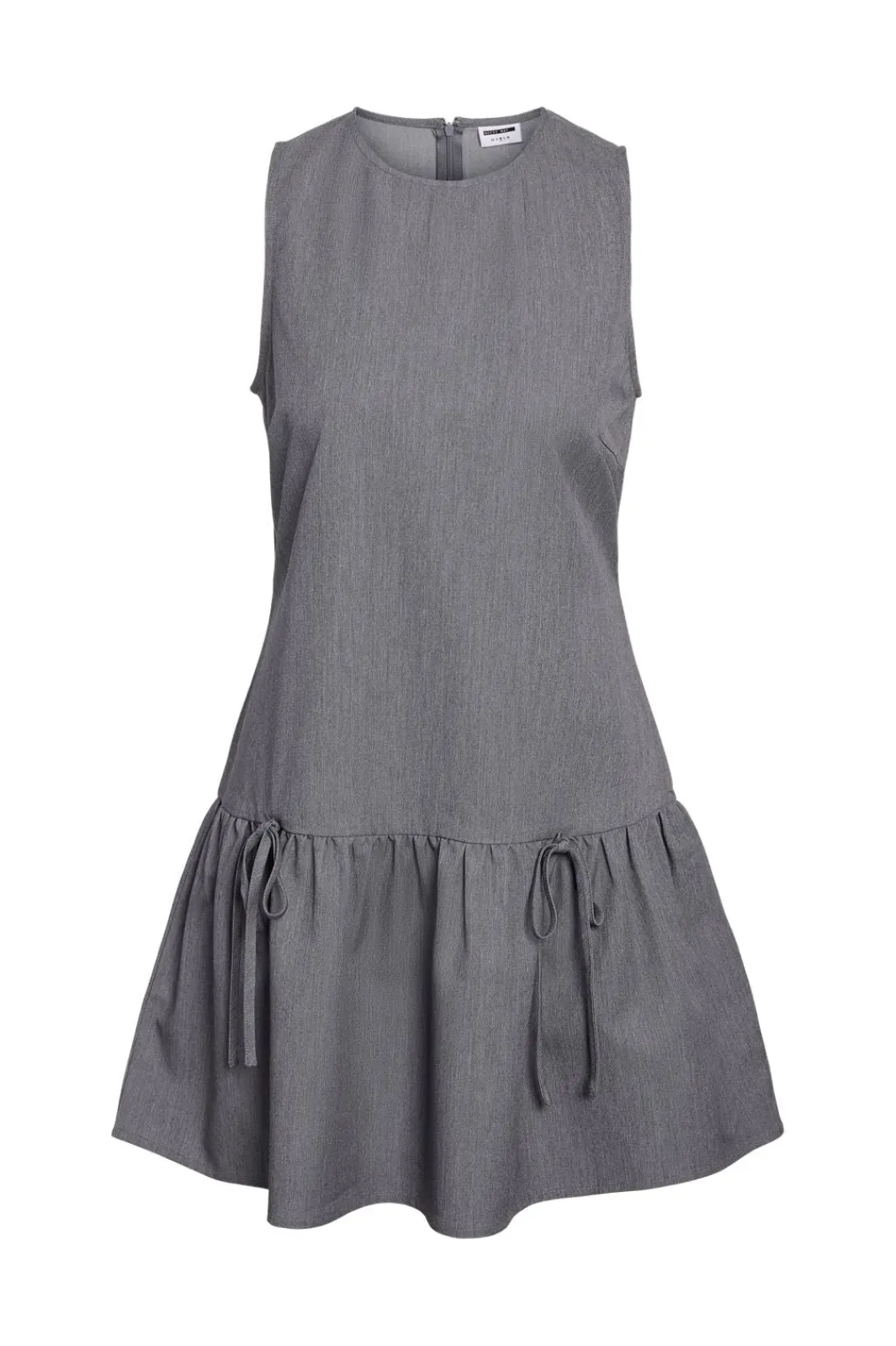 Sale Nmtilla S/L O-Neck Tie Peplum Dress Kjoler