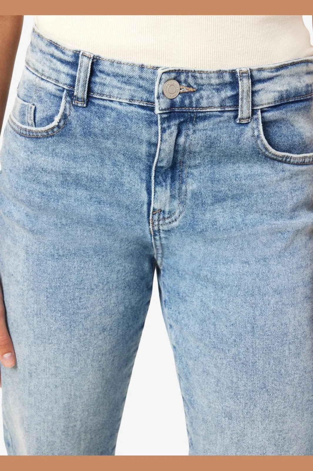 Noisy May Bukser, Jeans & Leggings<Nmyolanda Nw Wide Jeans Az236Lb Fwd